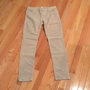 Tan / khaki color Modern Skinny Corduroys
